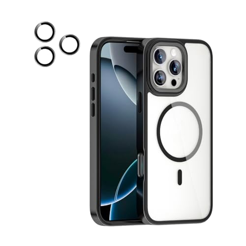 ZORBES® Phone Case for 16 Pro Max, PC High Transparency Case Black ZORBES® Phone Case for 16 Pro Max, PC High Transparency Case Black